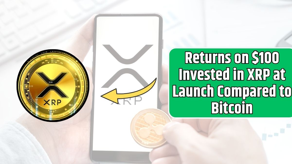 Returns on $100 Invested in XRP at Launch Compared to Bitcoin