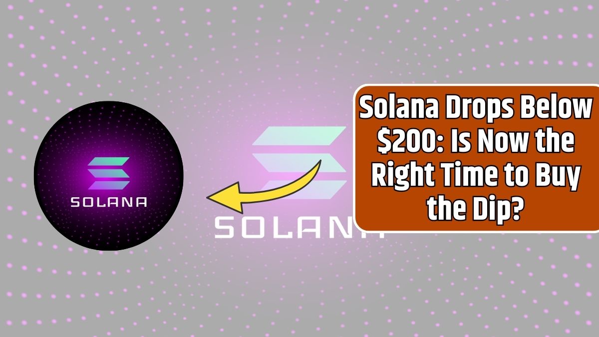 Solana Drops Below $200 Is Now the Right Time to Buy the Dip