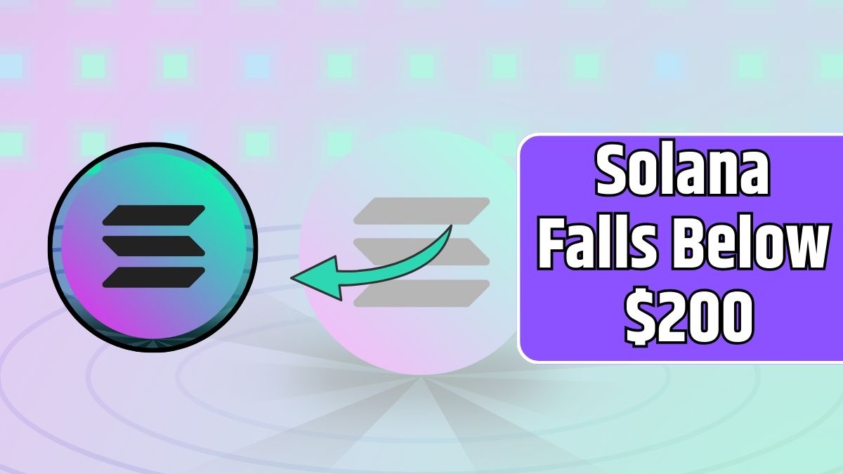 Solana Falls Below $200